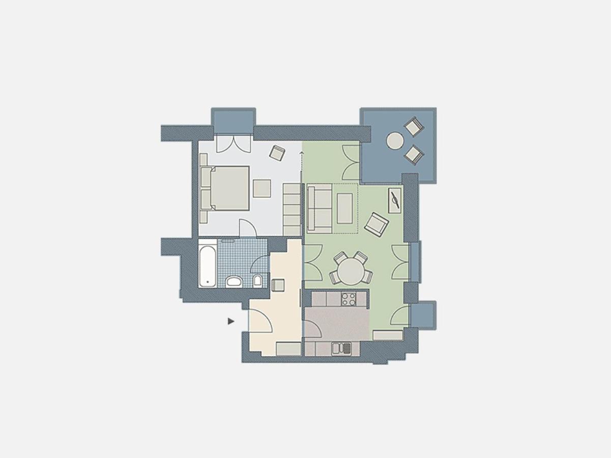 Kaiservillen Heringsdorf - Ferienwohnung Mit 1 Schlafzimmer Und Balkon D224 Esterno foto